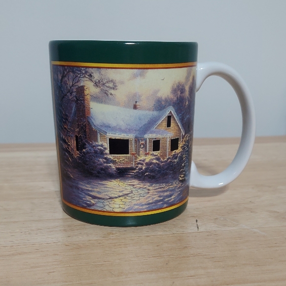 Thomas Kinkade Other - Thomas Kinkade "Painter of Light" Christmas Cottage coffee mug from 2007